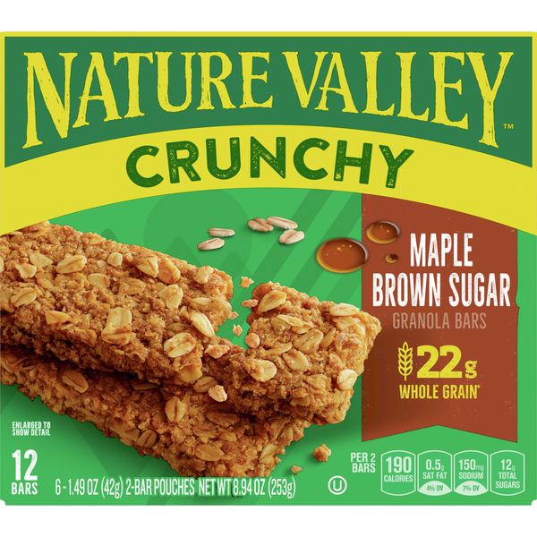 Nature Valley Maple Brown Sugar Crunchy Granola Bars