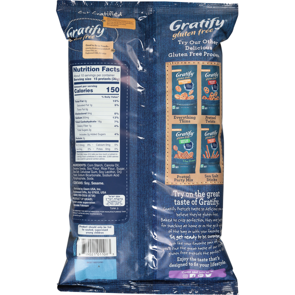 Gratify Sesame Thins - Experiencia de Snack Premium