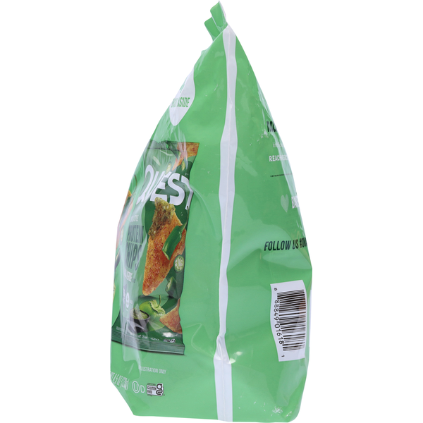 Chips protéinés au goût salsa verde de style tortilla cuites au four Quest