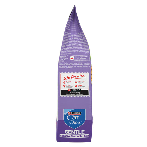 Purina Cat Chow Gentle Dry Cat Food para estómagos y piel sensibles
