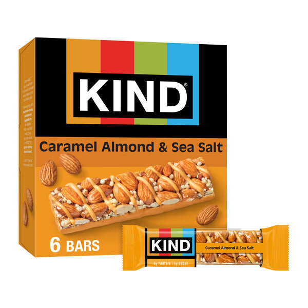 Barra de Granola KIND de Caramelo, Almendra y Sal Marina