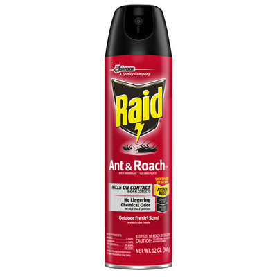 Raid Ant and Roach Killer Insecticide Aerosol Spray - Outdoor Fresh Scent