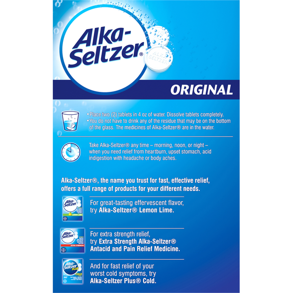 Alka-Seltzer Multi-Symptom Relief Effervescent Tablets