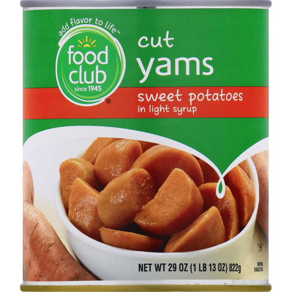 Yams coupés Food Club - Qualité supérieure
