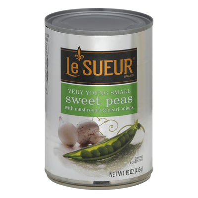 Le Sueur Very Young Small Sweet Peas with Mushrooms & Pearl Onions