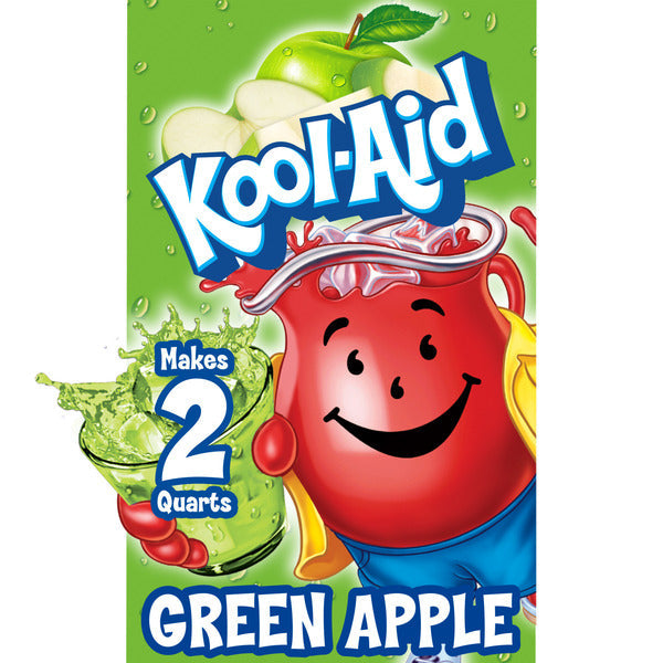 Kool-Aid Unsweetened Green Apple Powdered Drink Mix