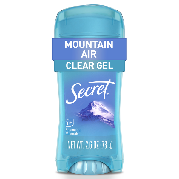Déodorant et antitranspirant gel clair Secret Fresh pour femmes, Air de montagne