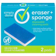 Simply Done Disposable Cleaning Pads - Eraser & Sponge Combo