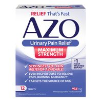 Azo Alivio del Dolor Urinario Máxima Fuerza