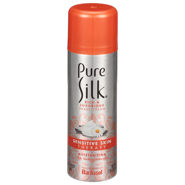 Pure Silk Shave Cream for Sensitive Skin