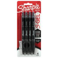 Bolígrafos de gel Sharpie negros de 0.7 mm