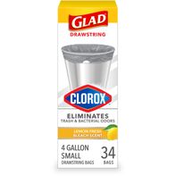 Glad Drawstring Trash Bags - Lemon Fresh Scent