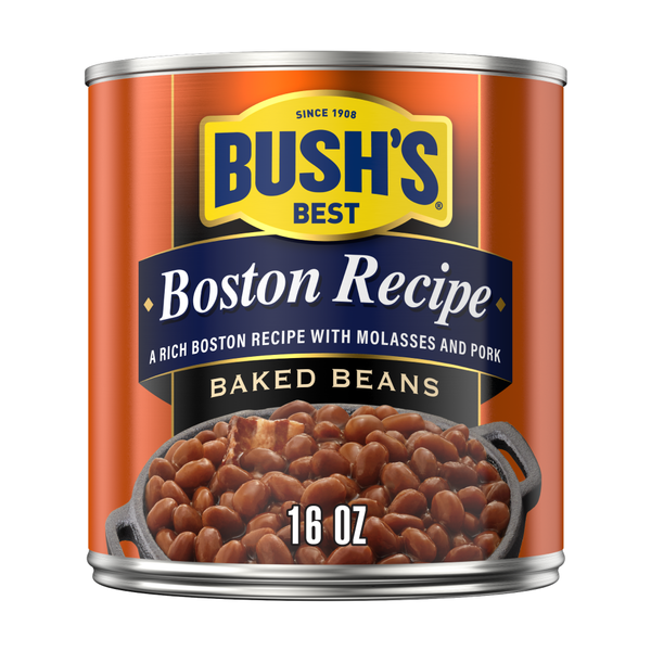 Haricots cuits à la mode de Boston de Bush