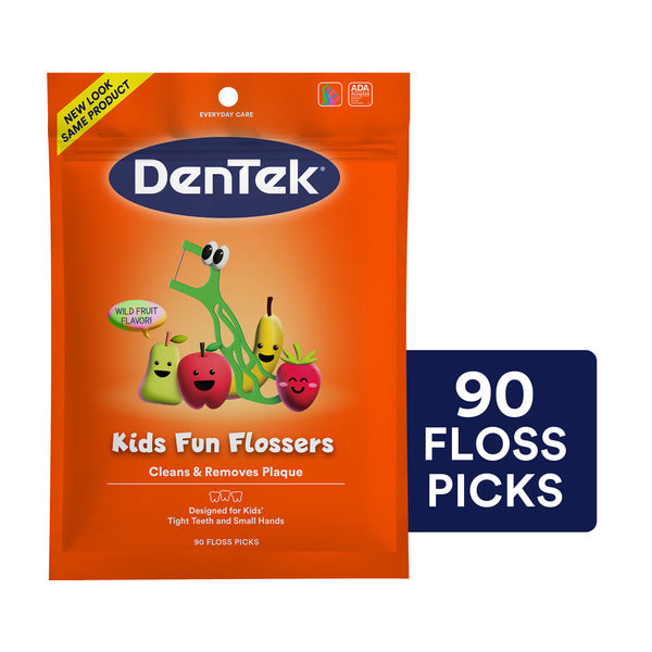 DenTek Fun Flossers Niños Fruta Silvestre