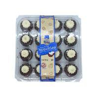 Brownies Deux Bouchées Avec Glaçage au Fromage à la Crème