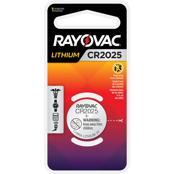 Baterías de moneda de litio RAYOVAC tamaño 2025 3V