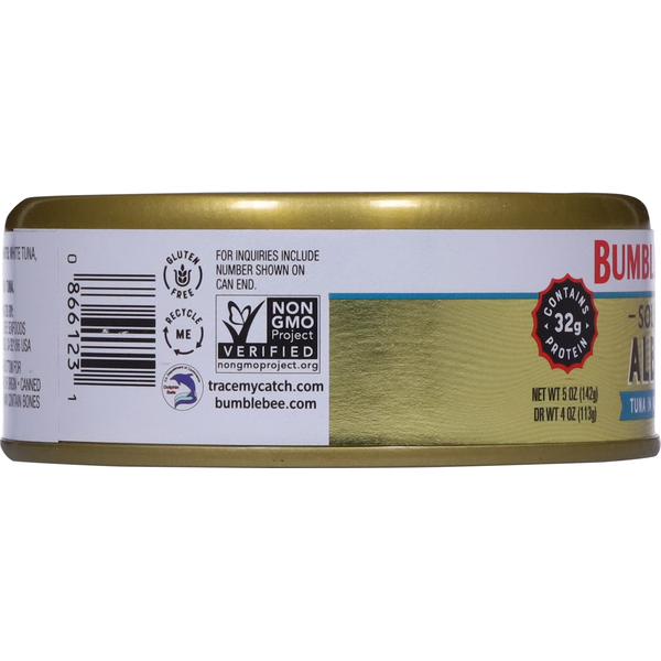 Bumble Bee Prime Fillet Très Faible Teneur en Sodium Thon Blanc Solide