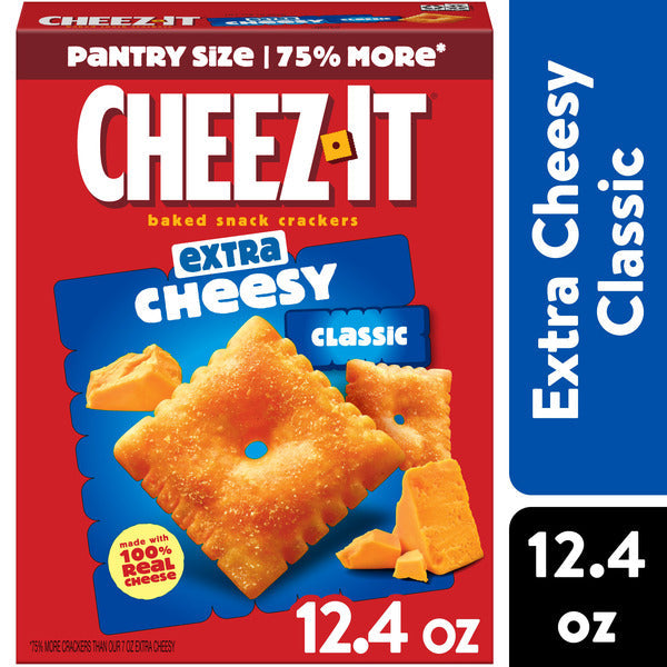 Cheez-It Extra Cheesy Cheese Crackers, 12.4 oz