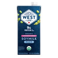 West Life Organic Unsweetened Soymilk Natural - 9g de Proteína