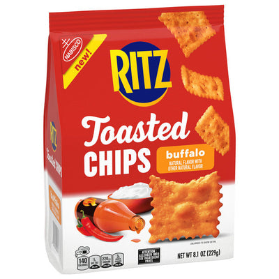 Ritz Toasted Chips Buffalo Crackers - 8.1 oz Party Snacks