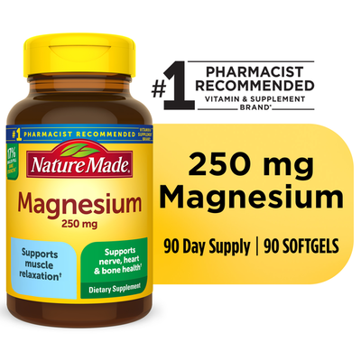 Nature Made Magnesio 250 mg Softgels