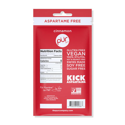 PUR Gum Cinnamon - Aspartame Free, 100% Xylitol