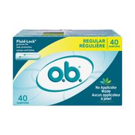 o.b. Original Applicator Free Tampons, Sin fragancia