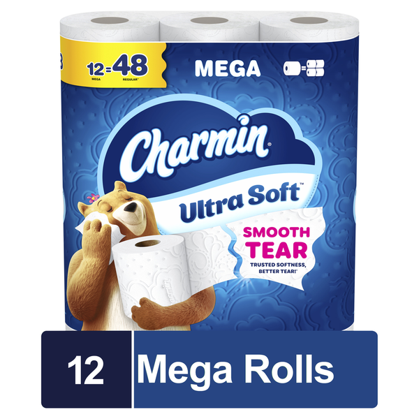 Papel Higiénico Charmin Ultra Suave Mega Rollos