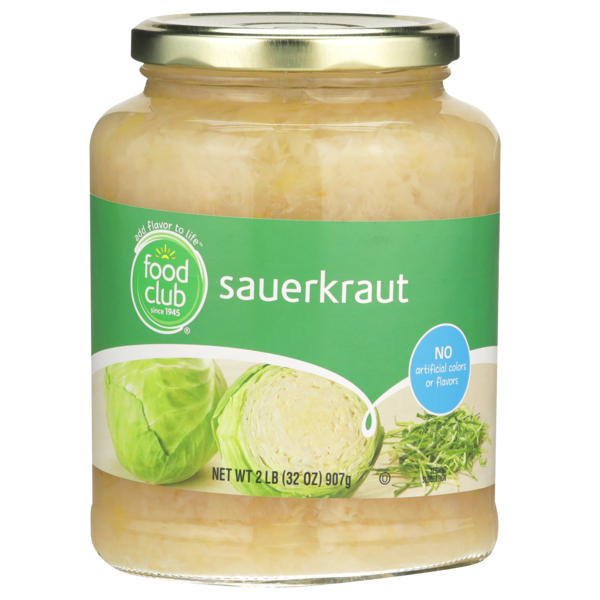 Food Club Sauerkraut - Calidad Premium Fermentada