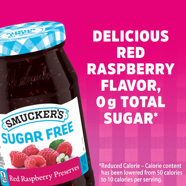 Conservas de Frambuesa Roja Sin Azúcar de Smucker's con Splenda