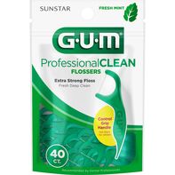 GUM Flossers, Extra Strong, Fresh Mint