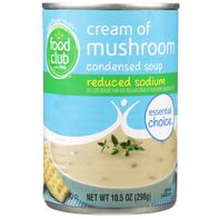 Sopa de Champiñones con Bajo Contenido de Sodio Food Club