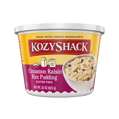 Pudín de Arroz con Canela y Pasas Kozy Shack - Delicia Sin Gluten