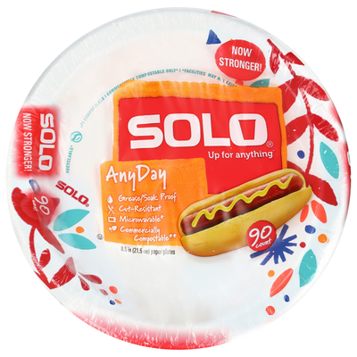 SOLO Paper Plates - Durable and Convenient Tableware