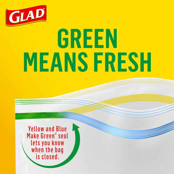Bolsas de Plástico para Almacenamiento de Alimentos Glad con Cierre de Galón