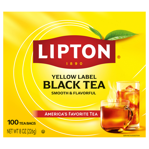 Lipton Yellow Label Thé Noir - Mélange de Qualité Supérieure