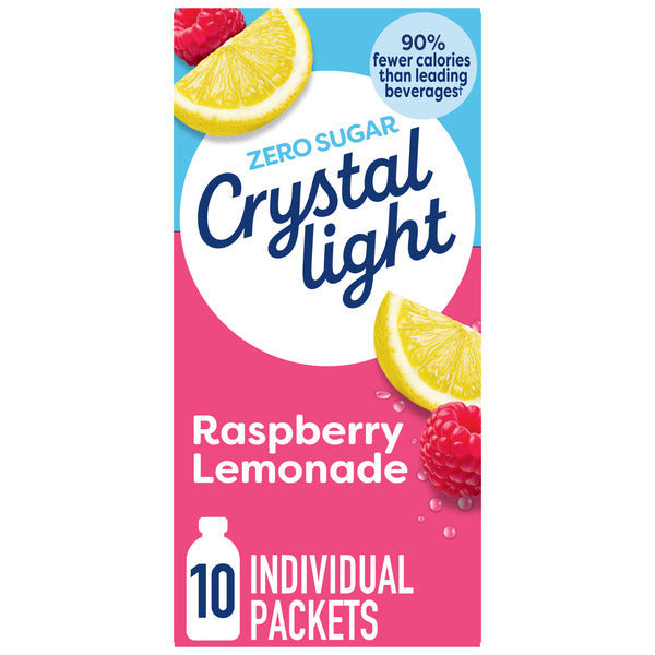 Mezcla de Bebida en Polvo de Limón con Frambuesa Crystal Light