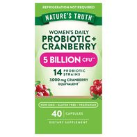 Nature's Truth Women's Daily Probiotic with Cranberry
