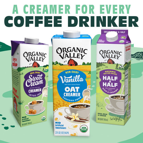Crème de lait d'avoine biologique au caramel Organic Valley