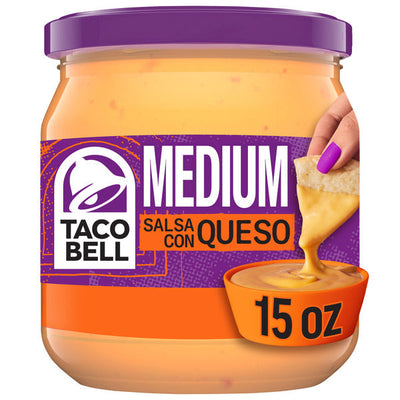 Taco Bell Salsa Con Queso Fromage Dip Moyen