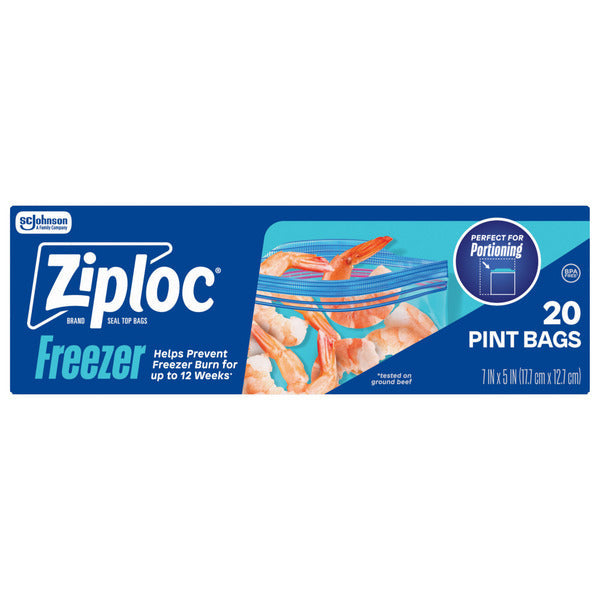 Sacs de congélation Ziploc avec technologie Grip 'n Seal