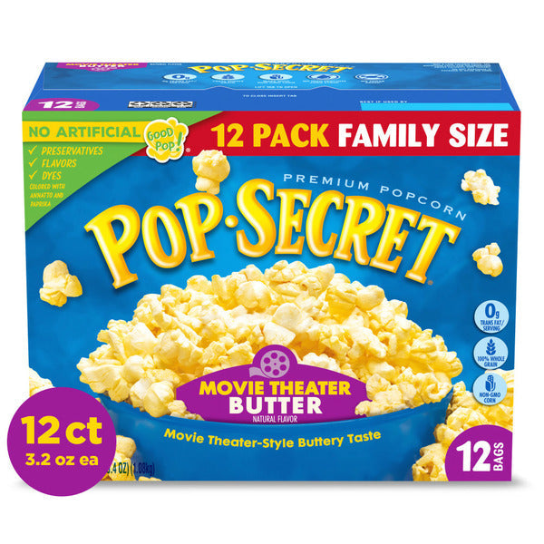 Palomitas de Maíz Pop Secret con Mantequilla de Cine