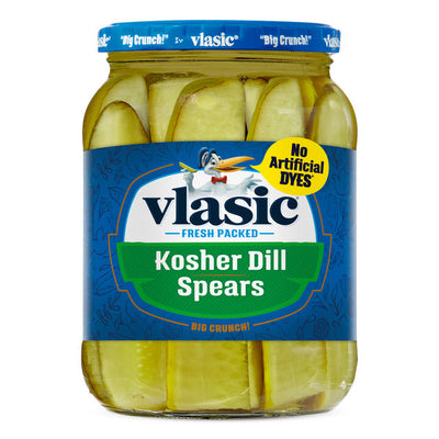 Bâtonnets de cornichons Vlasic Kosher Dill - Compatible avec le régime Keto