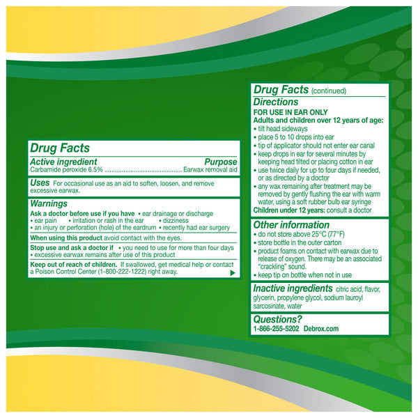 Kit de Eliminación de Cerumen Debrox