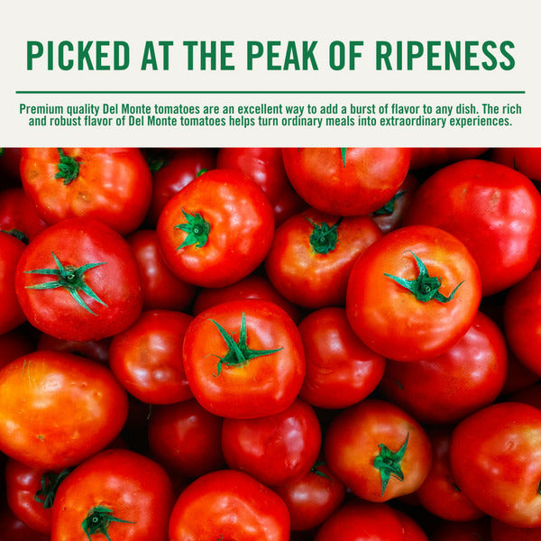 Tomates en dés Del Monte avec poivrons verts et oignons