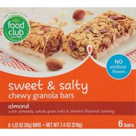 Food Club Sweet & Salty Almond Granola Bars