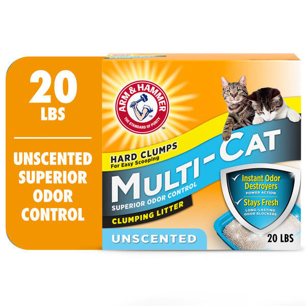 Arena de Gato Arm & Hammer Multi-Cat Control Superior de Olores