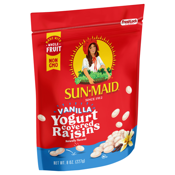 Pasas Cubiertas de Yogur de Vainilla Sun-Maid