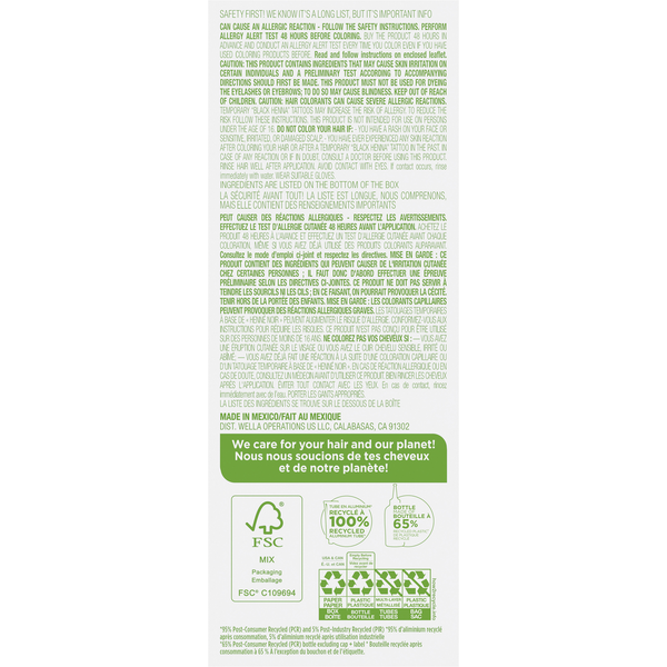 Clairol 5G Brun Moyen Doré Vegan Couleur de Cheveux avec Huile de Noix de Coco