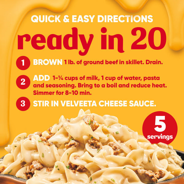 Kit de dîner crémeux au bœuf Stroganoff VELVEETA